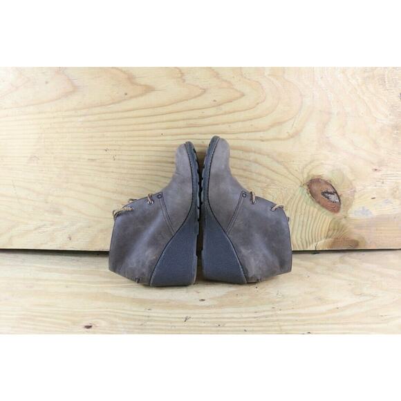 Sperry Boots Top-Sider Womens Sz 9.5 Stella Prow Gray Leather Wedge Ankle Bootie - Picture 3 of 7